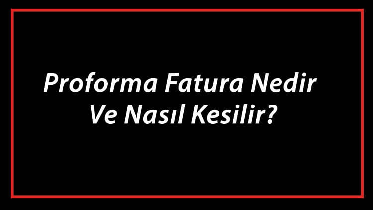 Proforma Fatura Nedir? Nasıl Düzenlenir ve Ne Anlama Gelir?