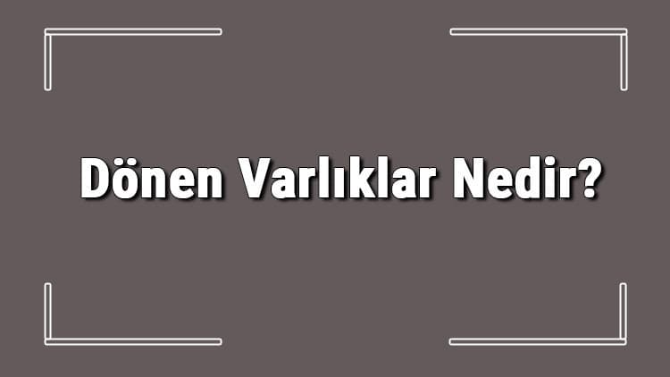 Dönen Varlıkların Önemi: Nakit Akışını Sağlayan Temel Unsurlar