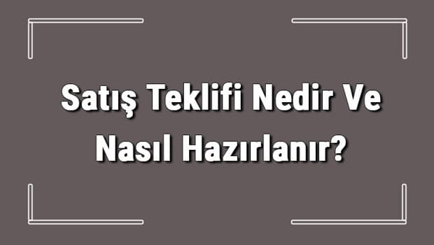 Satış Tekliflerinin Gücü: İşletmeler için Kritik Bir Araç