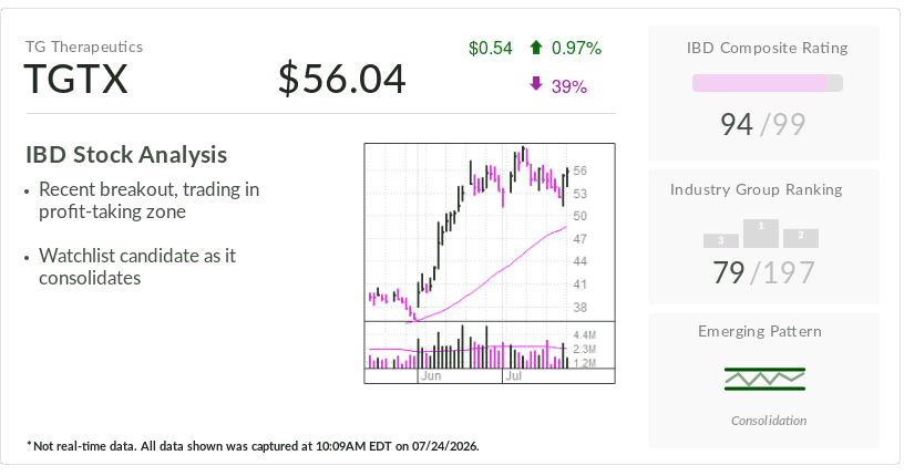 Roche's Surprise Move Propels TG Therapeutics into Rally Mode
