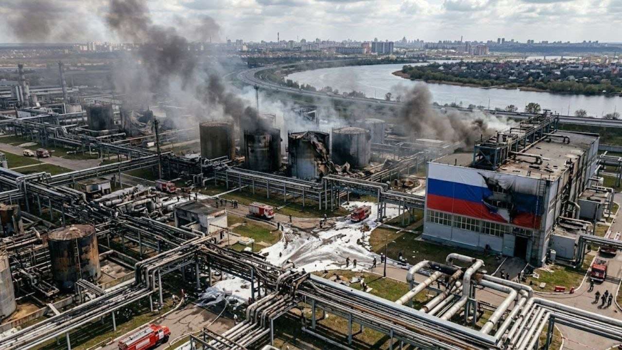Critical Test for Russian Energy Supply: Komsomolsk Refinery Maintains Output Amid Fire