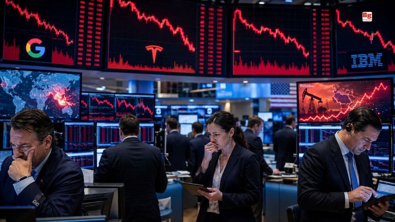 AI Harcamaları NYSE'yi Düşürdü: Alphabet, Tesla, IBM'de Çöküş, Petrol Fiyatları Yükseldi