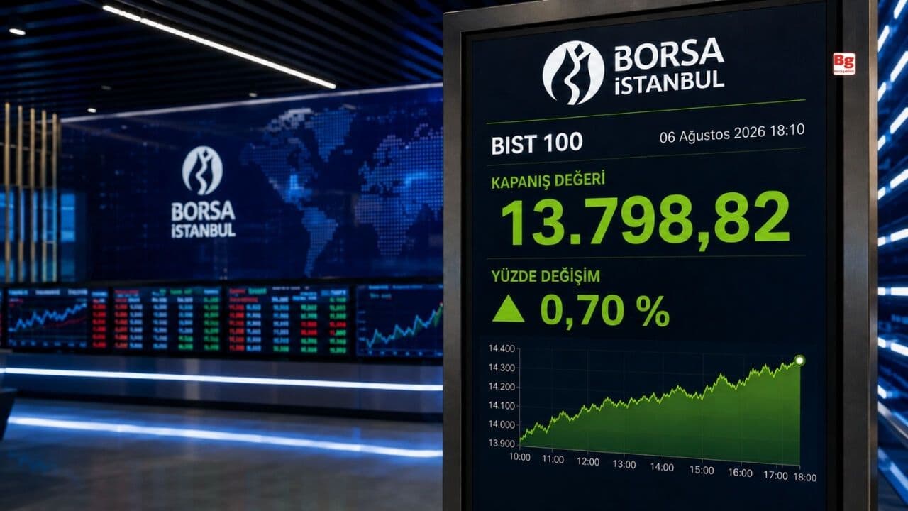 İstanbul Borsası BIST 100'ü 0.70% Yükseltti: VİOP Da Yükseliş