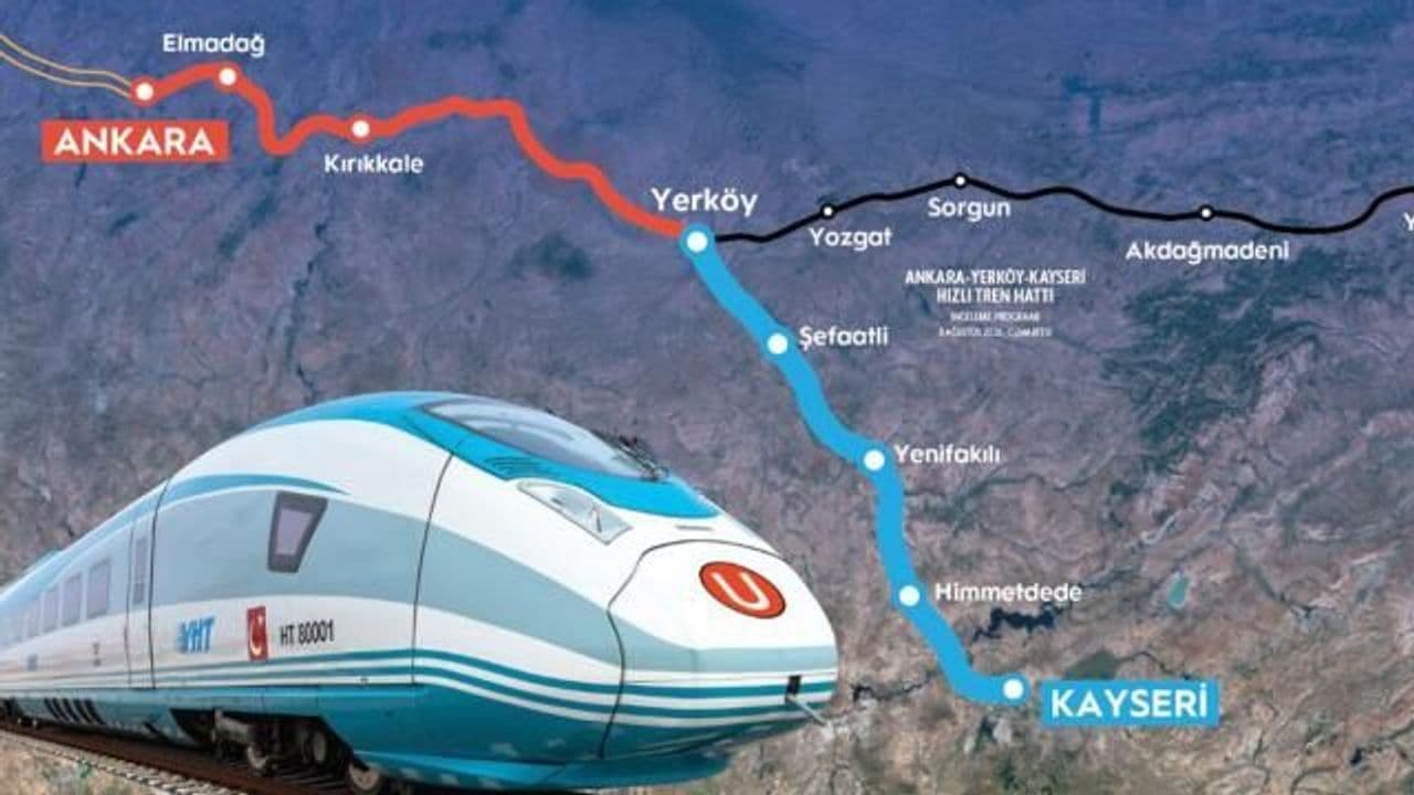 Anadolu'nun Lojistik Omurgası: Yerköy-Kayseri YHT'de Yüzde 50 Tamamlanma