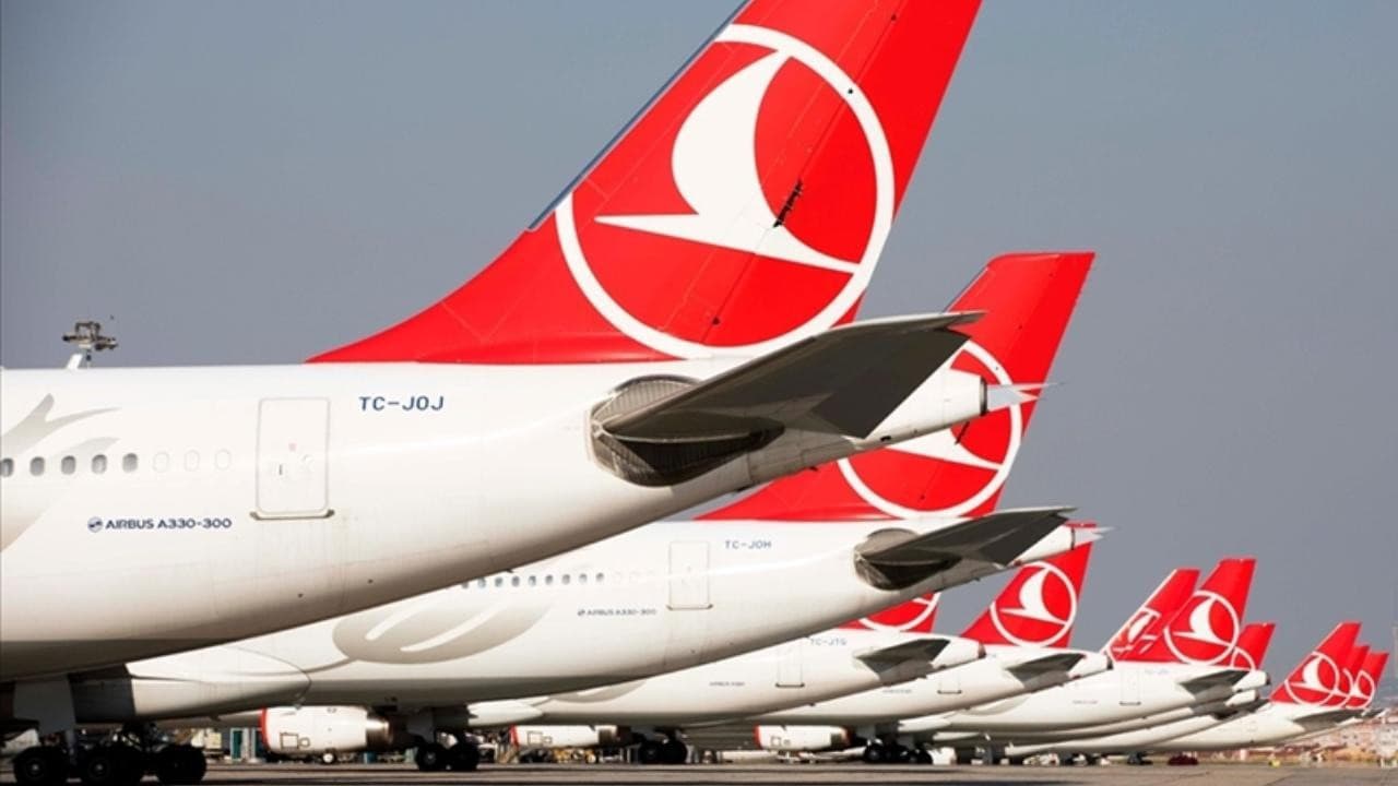 Türk Hava Yolları'nın Yolcu Sayısı Yılın İlk Yarısında 44,5 Milyona Ulaştı