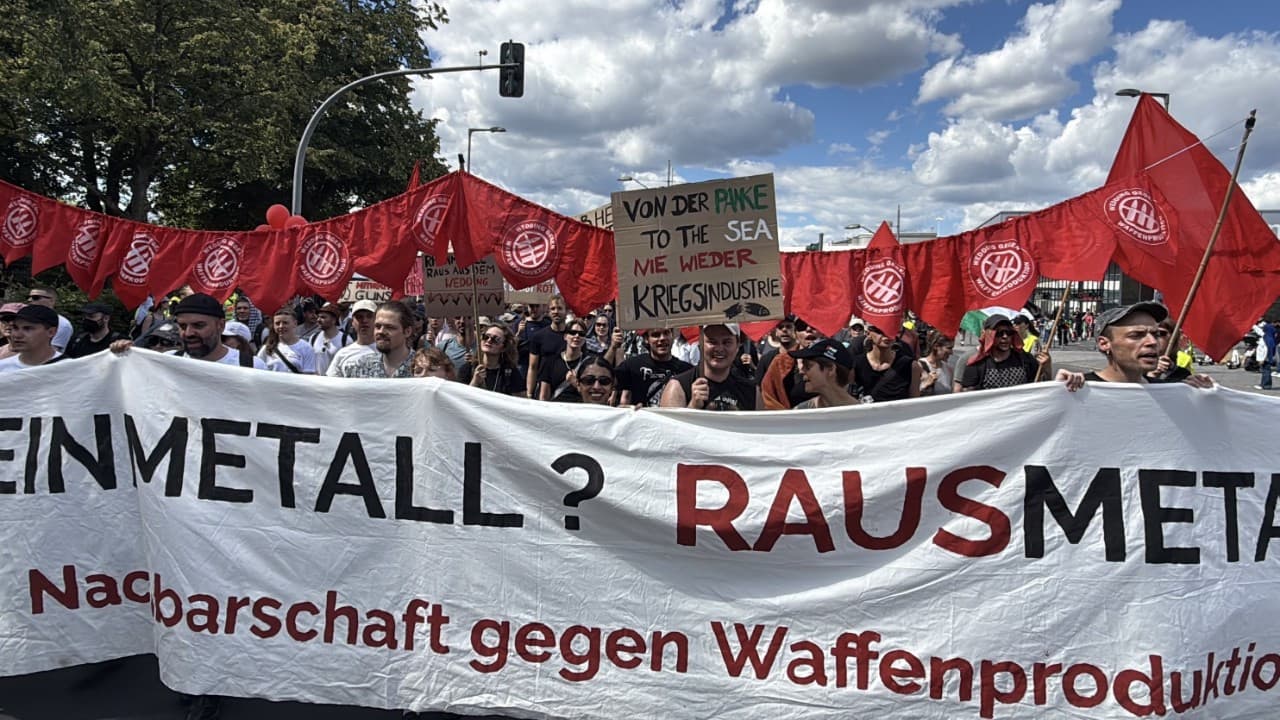 Rheinmetall Protest in Berlin: Police Crackdown Raises Questions About Arms Exports to Israel