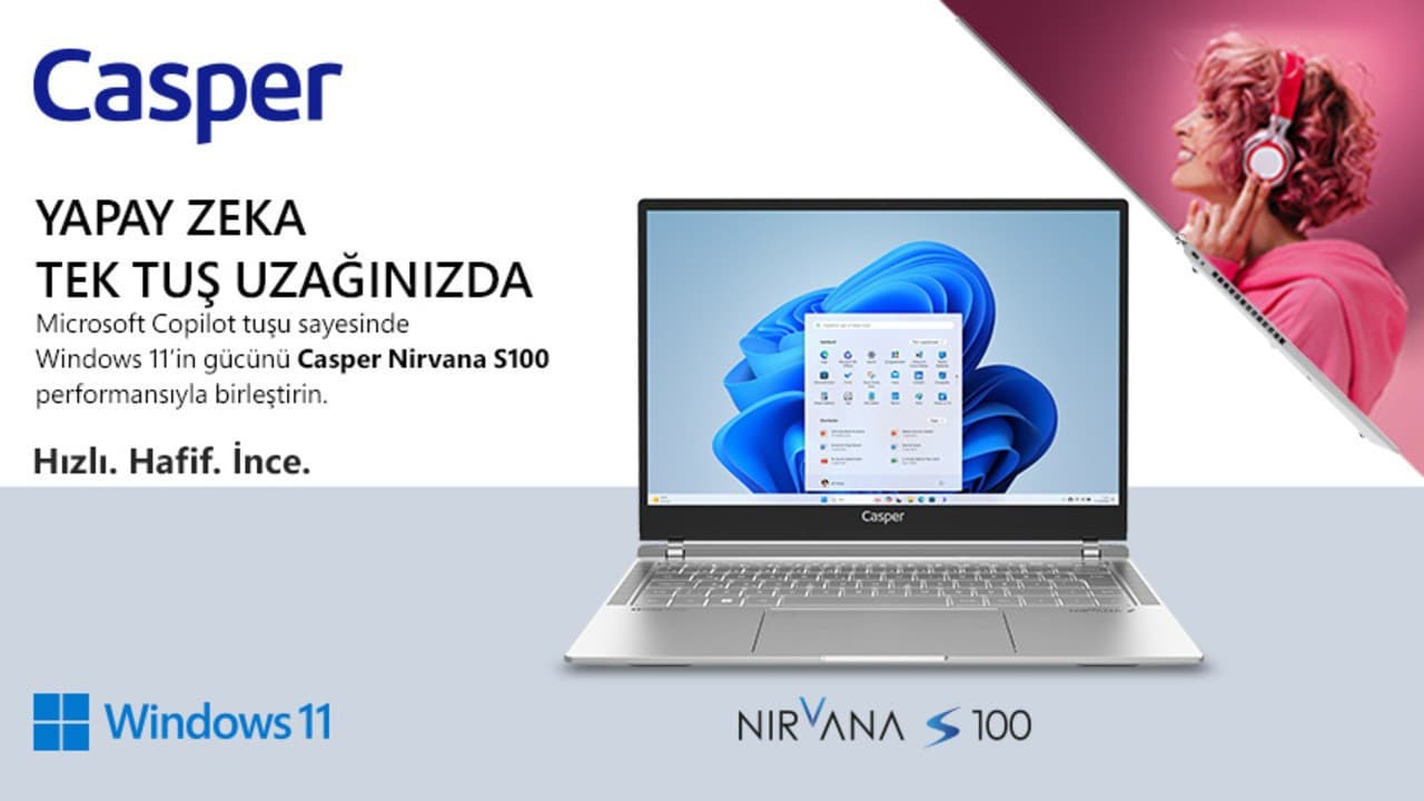 Casper Nirvana S100 AI: Yapay Zeka Destekli Üretkenlik Devrimi
