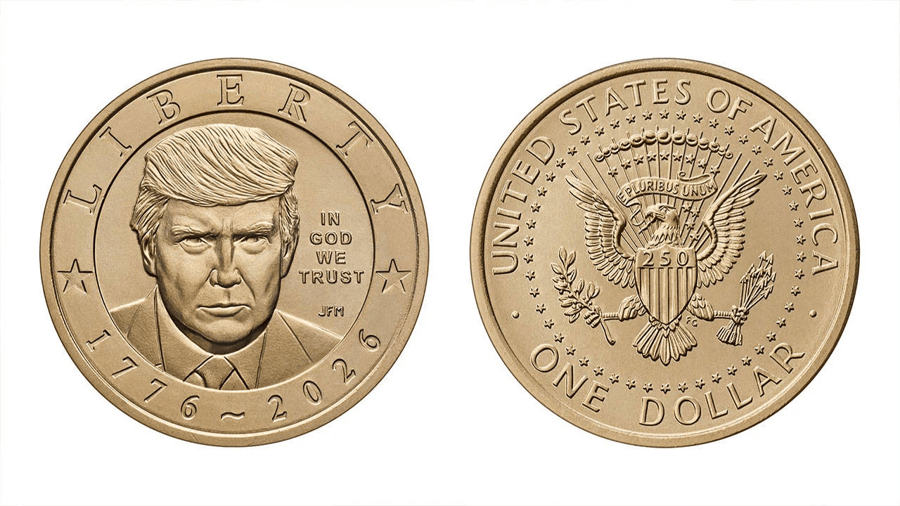 US Mint's Historic Move: Trump Portrait Gold Coin for 250th Anniversary of Independence