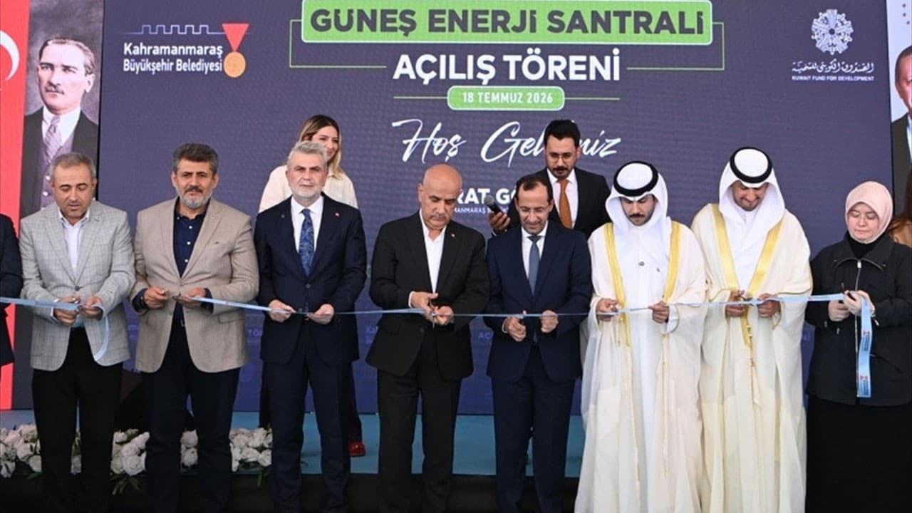 Kahramanmaraş Solar Power Plant Goes Online: $200 Million Investment Backed by Kuwait Fund