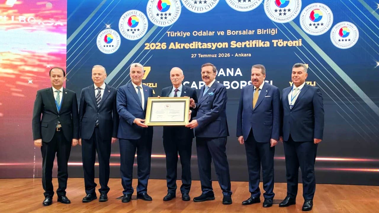 Adana Ticaret Borsası'ndan Tarihi Başarı: Türkiye'nin İlk 7 Yıldızlı Kurumu
