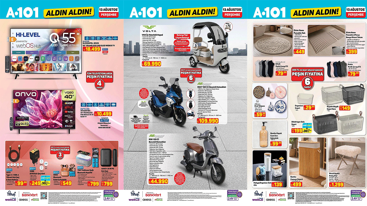 A101'den Şok Motosiklet İndirimi: Revolt Modellerinde Büyük Fırsat