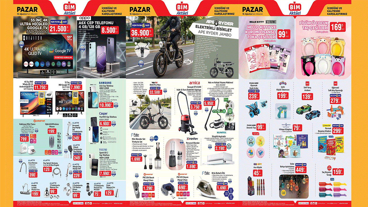Perakende Devinden Mikro-Mobilite Hamlesi: BİM Elektrikli Bisiklet Pazarını Hedefliyor