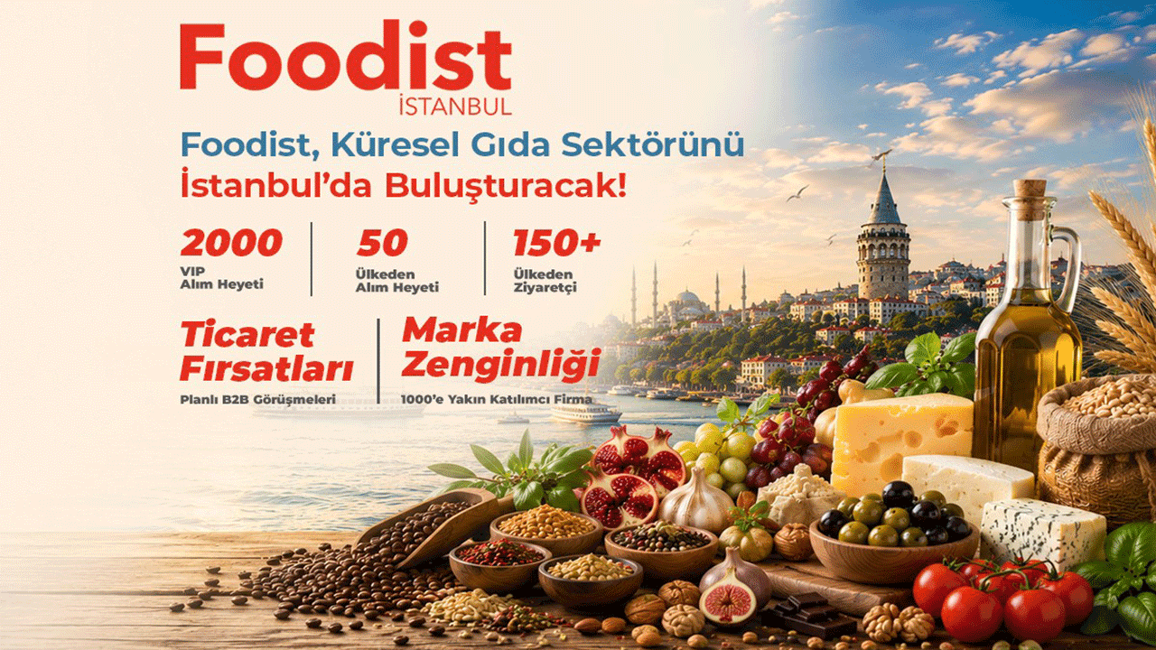 Foodist İstanbul 2026: Türkiye Gıda Sektörünü Küresel Pazarlarla Buluşturacak Çığır Açan Fuar