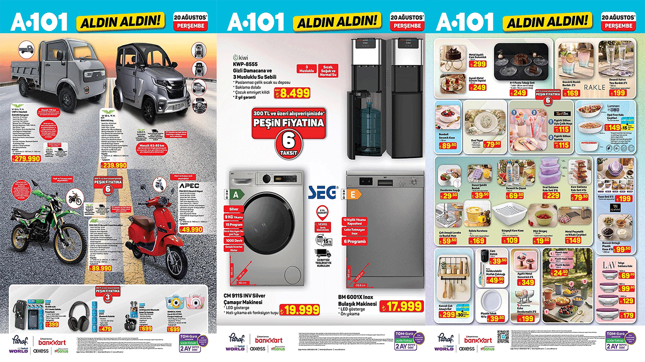 A101's August 20‑26 Deals: Shock Discounts from EVs to Home Appliances