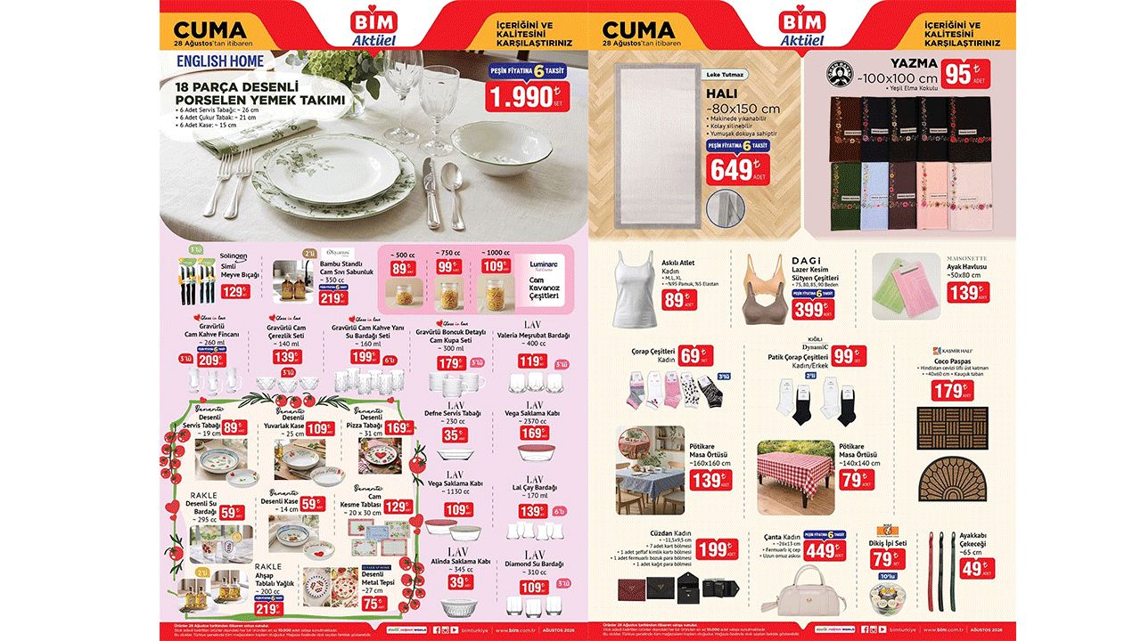 BİM's 18-Piece Porcelain Dinner Set: Consumer Expectations and Market Impact