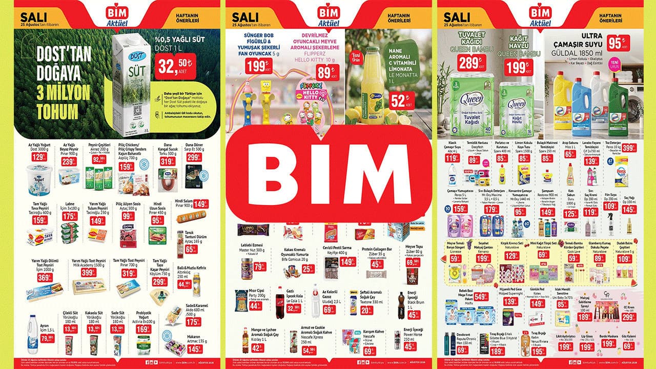 BİM's Heavy Discount Wave: August 25‑31 Retail Showdown