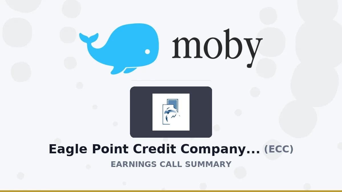 Eagle Point Credit Company's NAV Increases by 8% in Q2