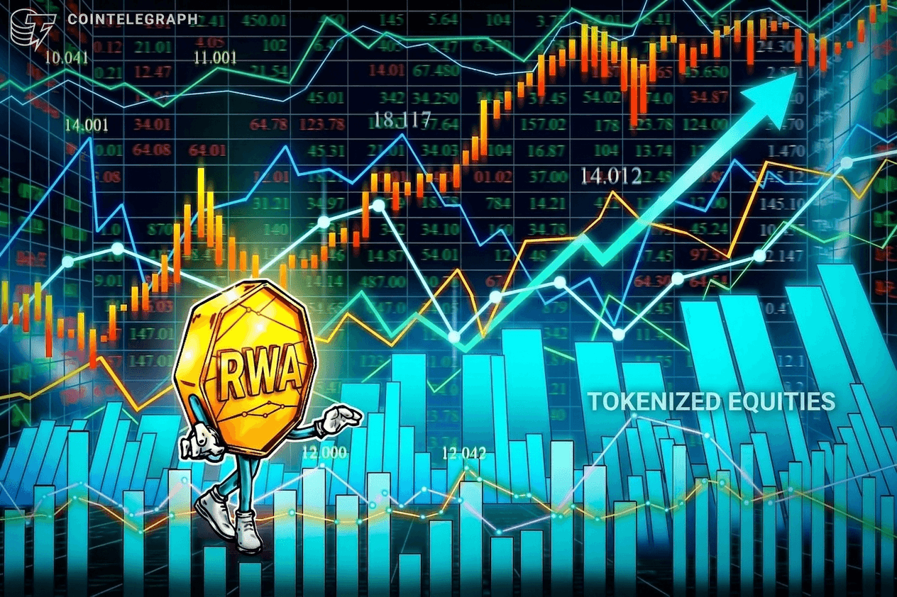 Tokenized Equities Volume Surges 415% to $29.5B