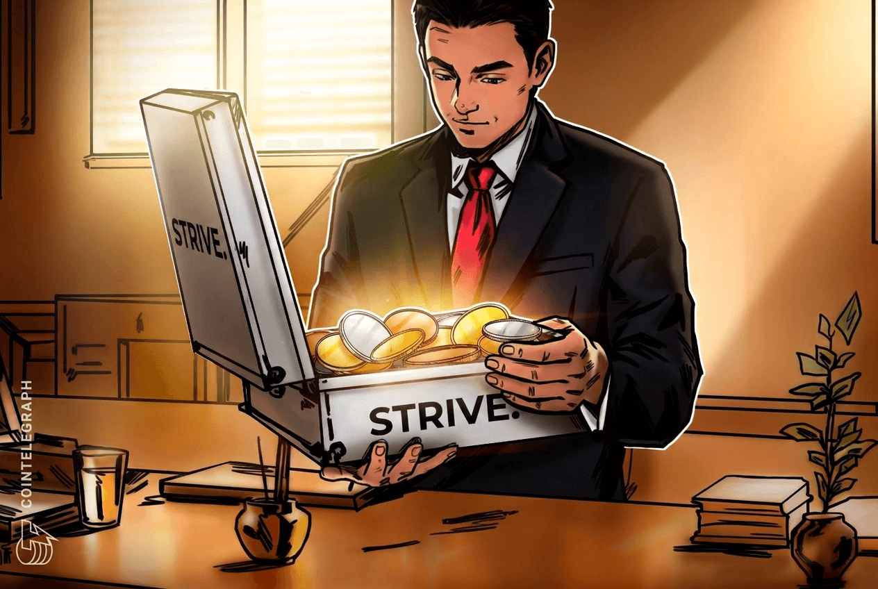 Strive’s 1,110 BTC Purchase Catapults It to 7th Largest Public Bitcoin Holder