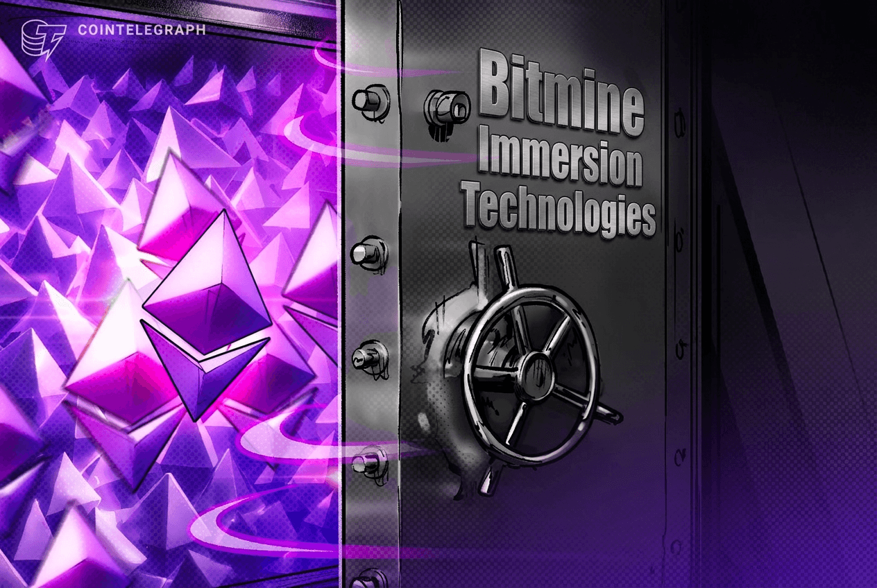 Bitmine Nears 5% ETH Target with 4.8% Supply Holding and Repurchases 4.5 Million Shares