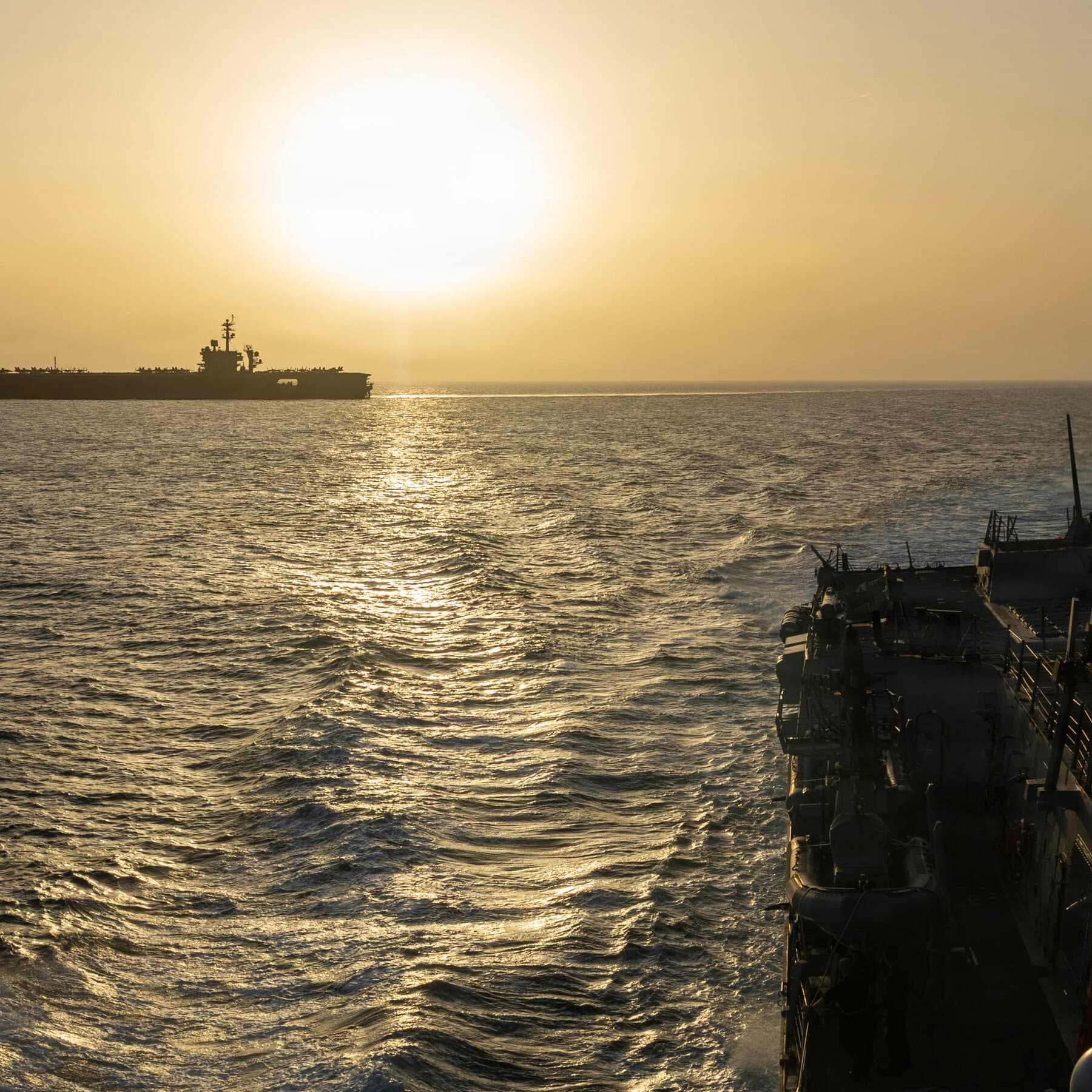 U.S. Navy Secures Oil Flow Through the Strait of Hormuz